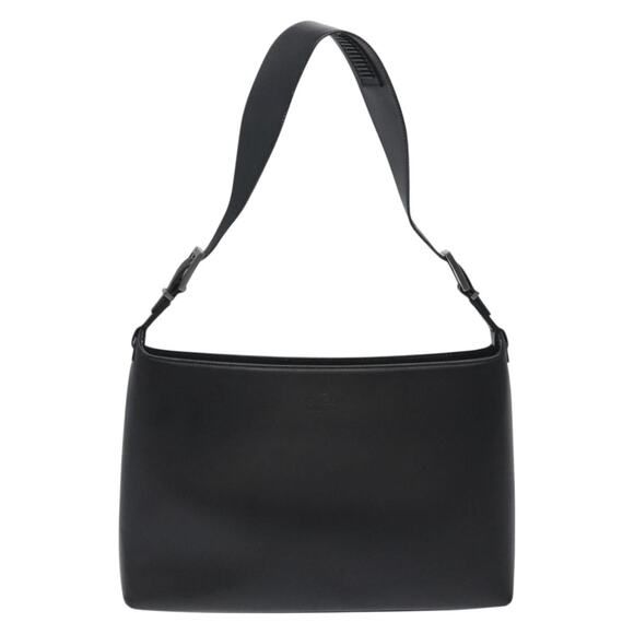 GUCCI Shoulder Bag Leather Black Silver - Picture 2 of 13